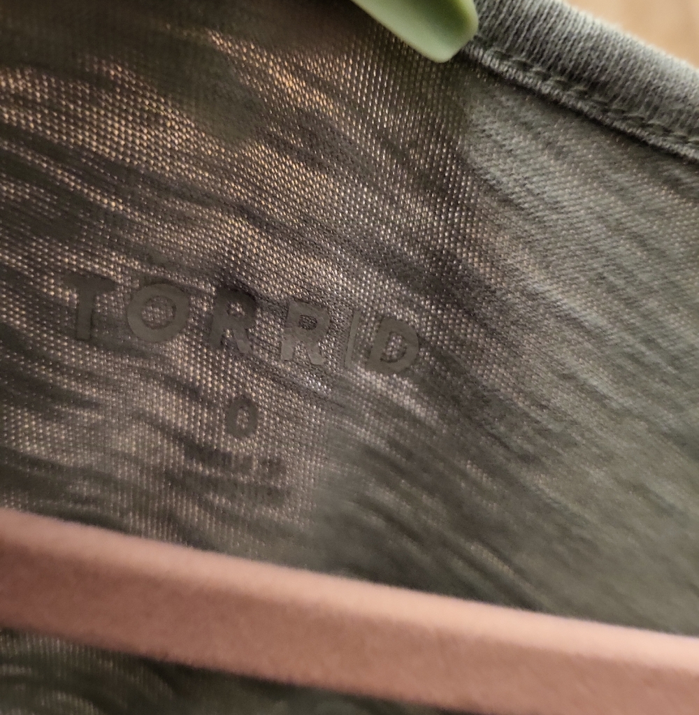 Nwot torrid sz 0 peplum tank - Picture 2 of 3
